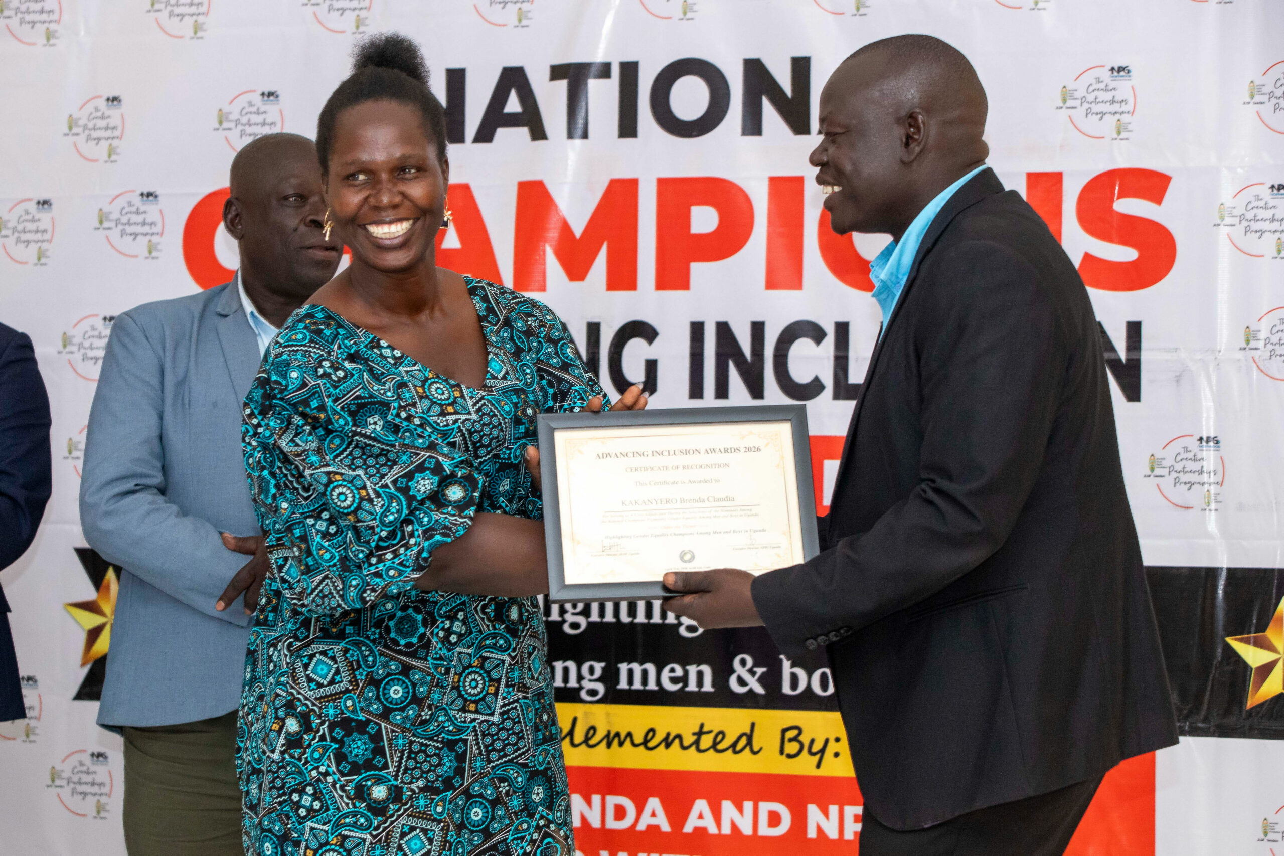 Winner Brenda Claudia Kakanyero